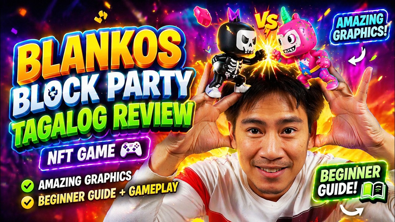 Blankos Block Party Tagalog Review 🎮 NFT Game with Amazing Graphics | Beginner Guide + Gameplay