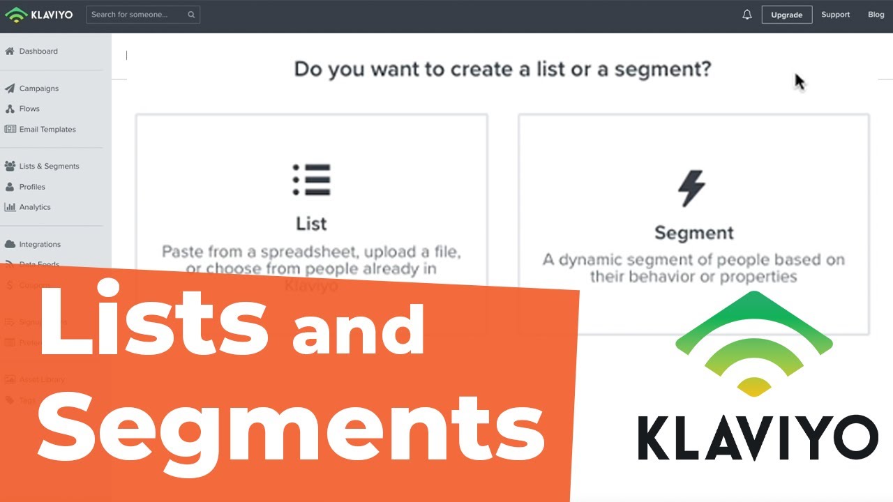 What are Lists and Segments in Klaviyo? | Tutorial [2021]