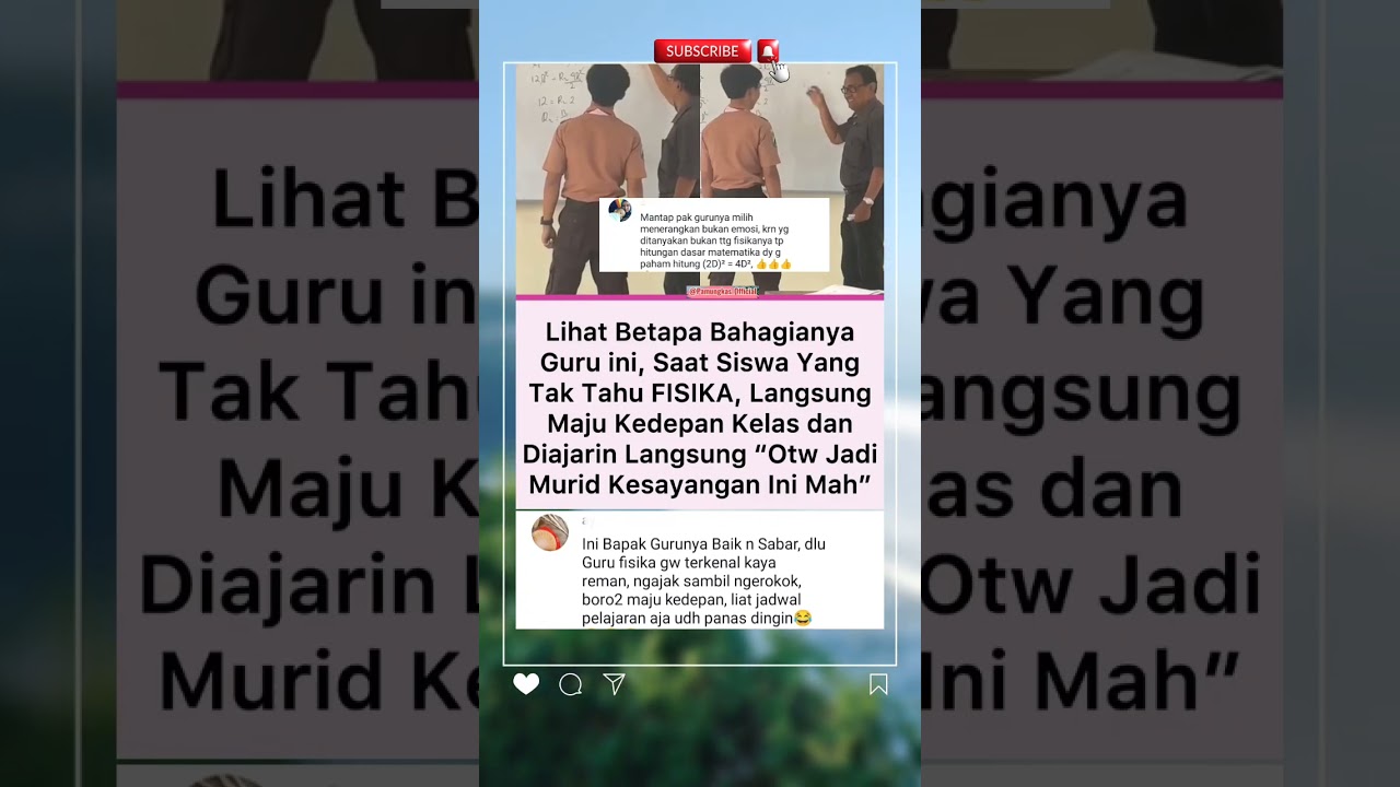 Kaget! Guru Fisika Ini Punya Jurus Bikin Siswa Pintar! #viralvideo #trendingshorts #shorts