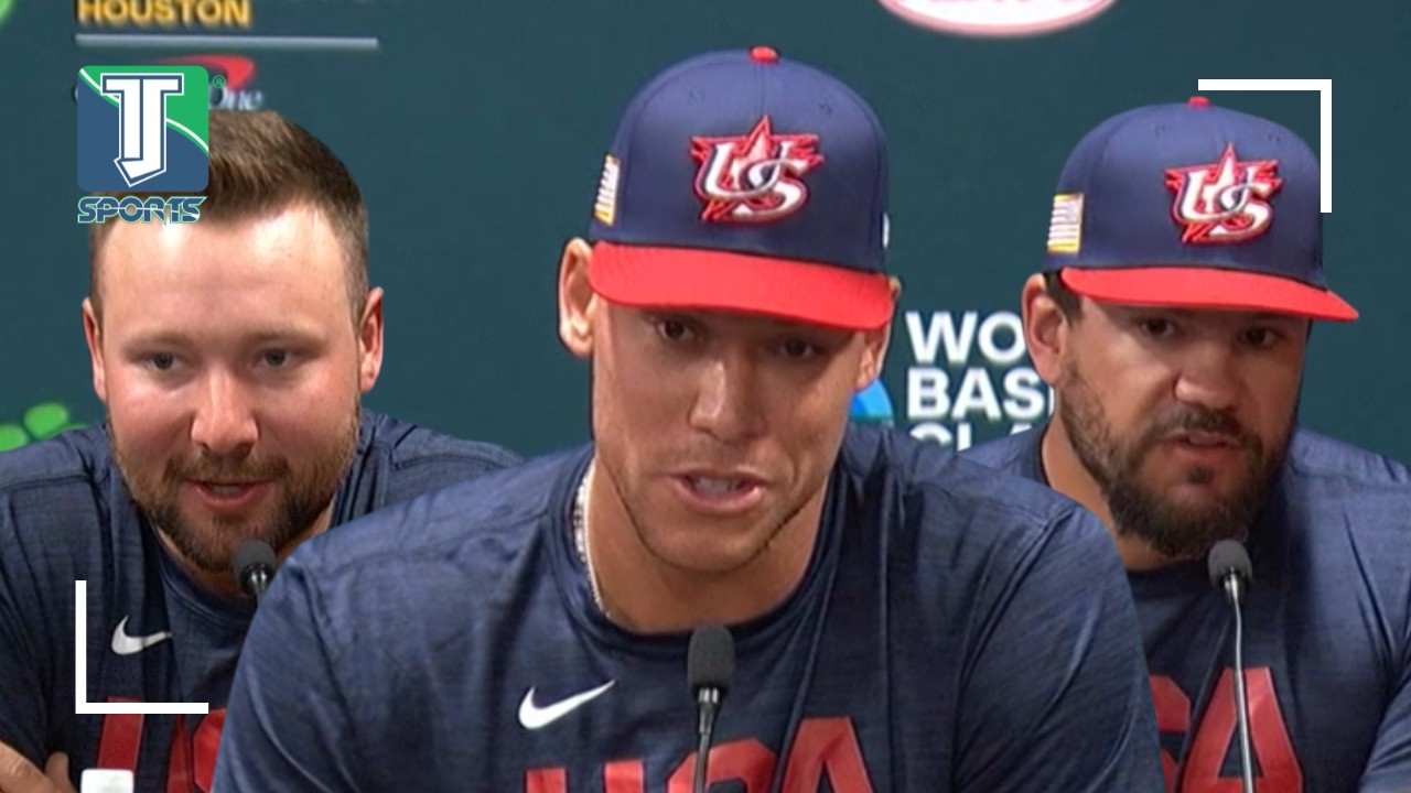 Mark DeRosa & Logan Webb, Aaron Judge & Cal Raleigh & Kyle Schwarber; USA and the WBC
