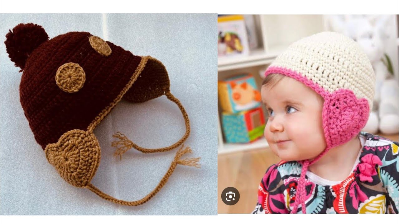 Best Baby Crochet Woolen cap / baby cap crosia wool topi in hindi with English subtitles