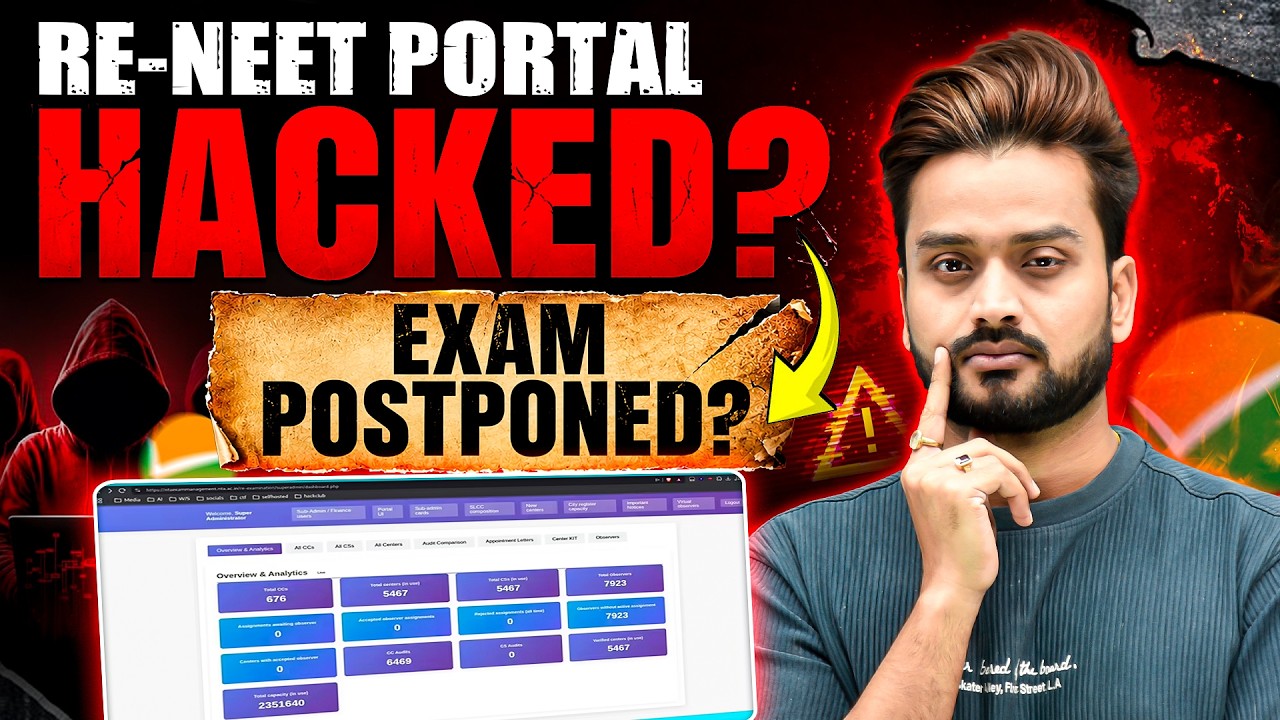 ReNEET 2026 Portal Hacked? 😱 | NEET Exam Postponed Hoga Ya Nahi? | NTA Response? | RENEET Postponed?