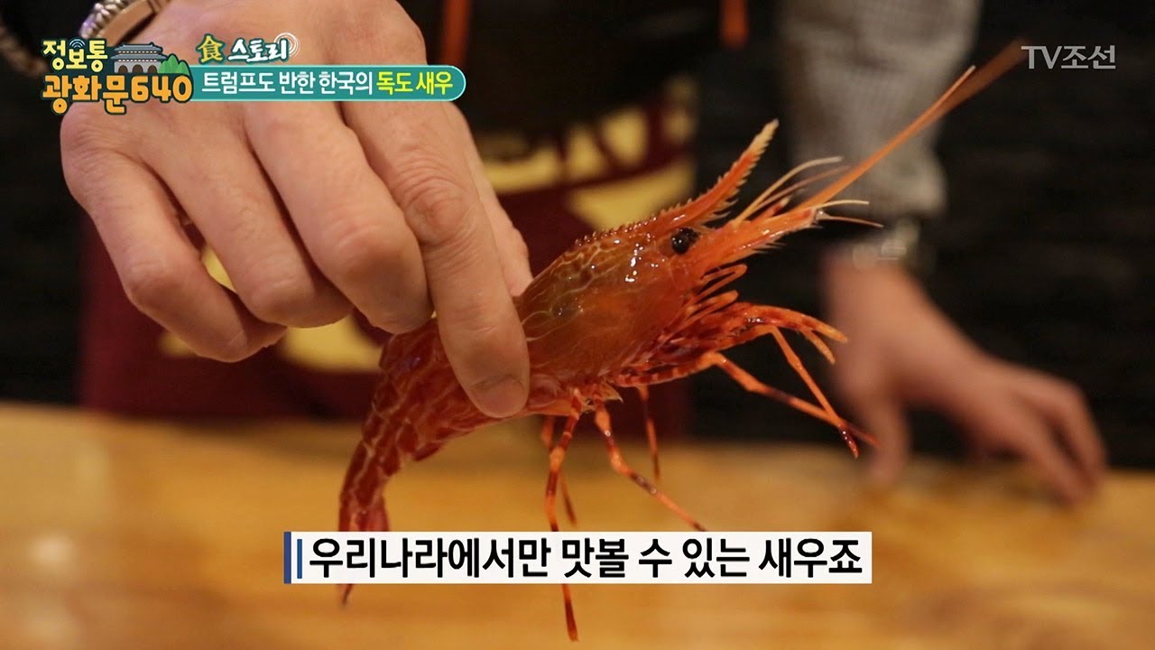 트럼프 대통령도 반한 그 맛! 독도에서만 잡힌다는 꽃새우! [정보통 광화문 640] 91회 20171207
