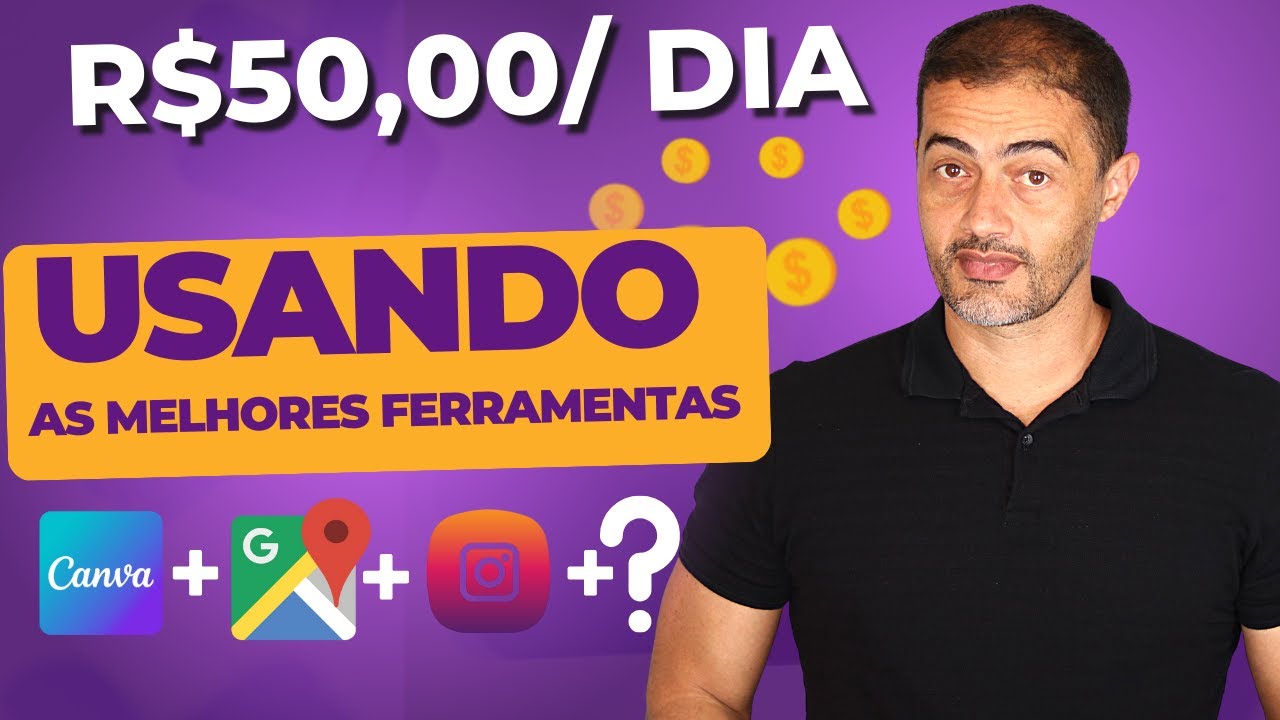 COMO GANHAR DINHEIRO (R$30,00/DIA) Estratégias com Canvas, maps e Instagram!