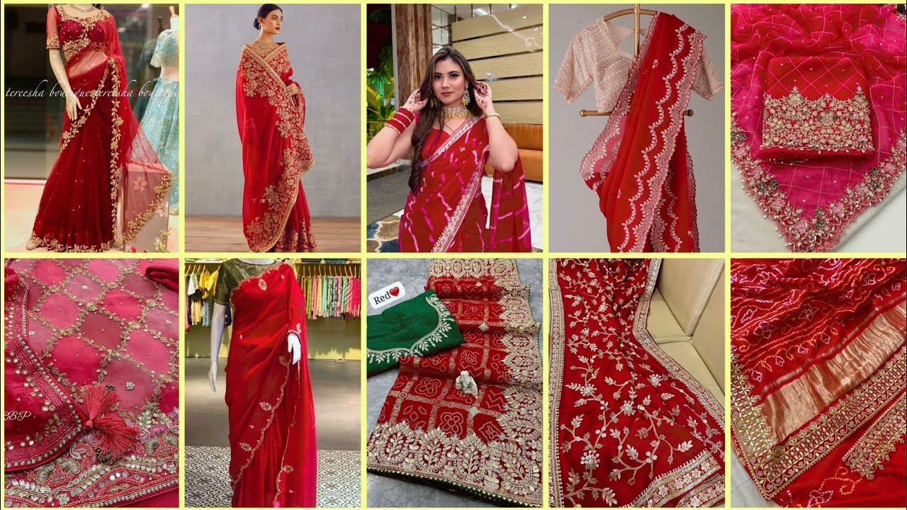 Karwachauth special saree look&hearts;️ 2025 || Trending saree designs for karwachauth 