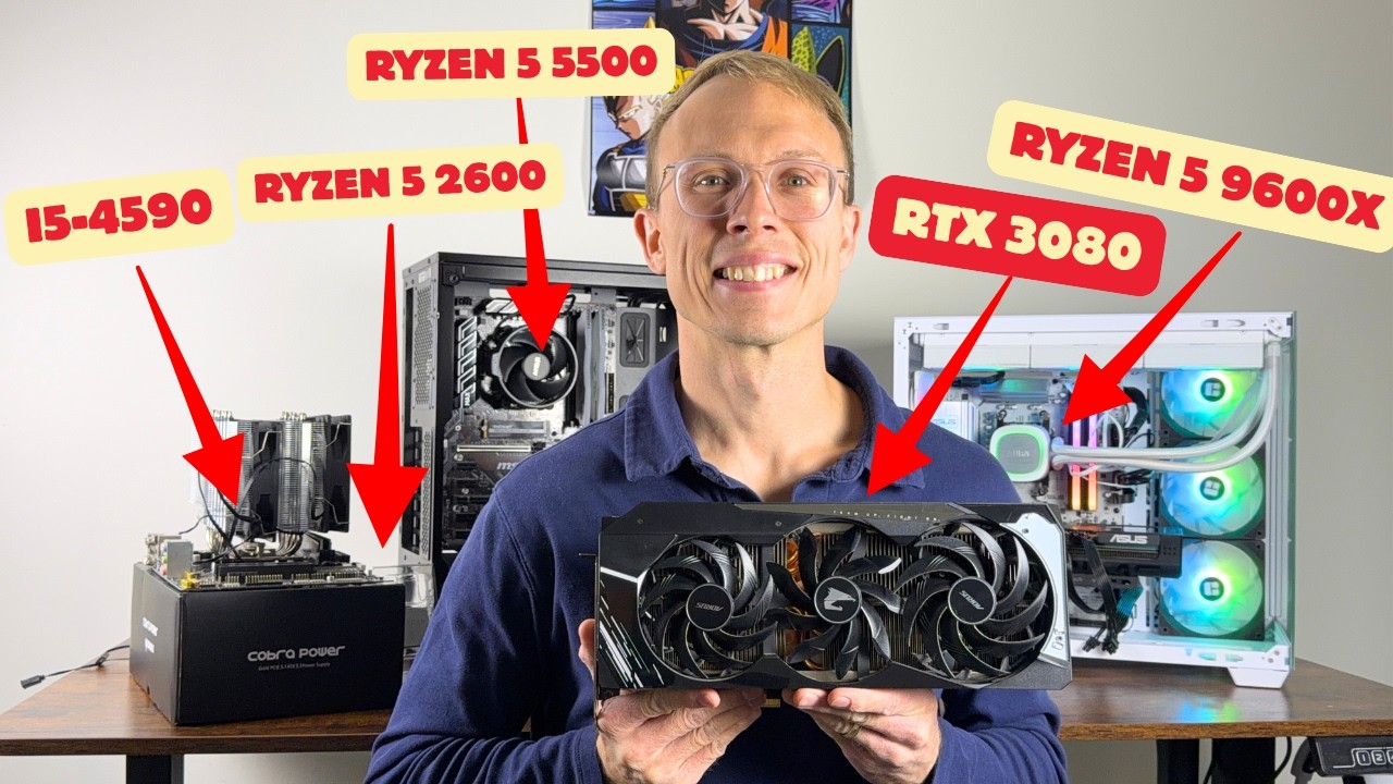 How Much CPU Does the RTX 3080 Really Need? (4 CPUs Tested) + Crimson Desert Gameplay