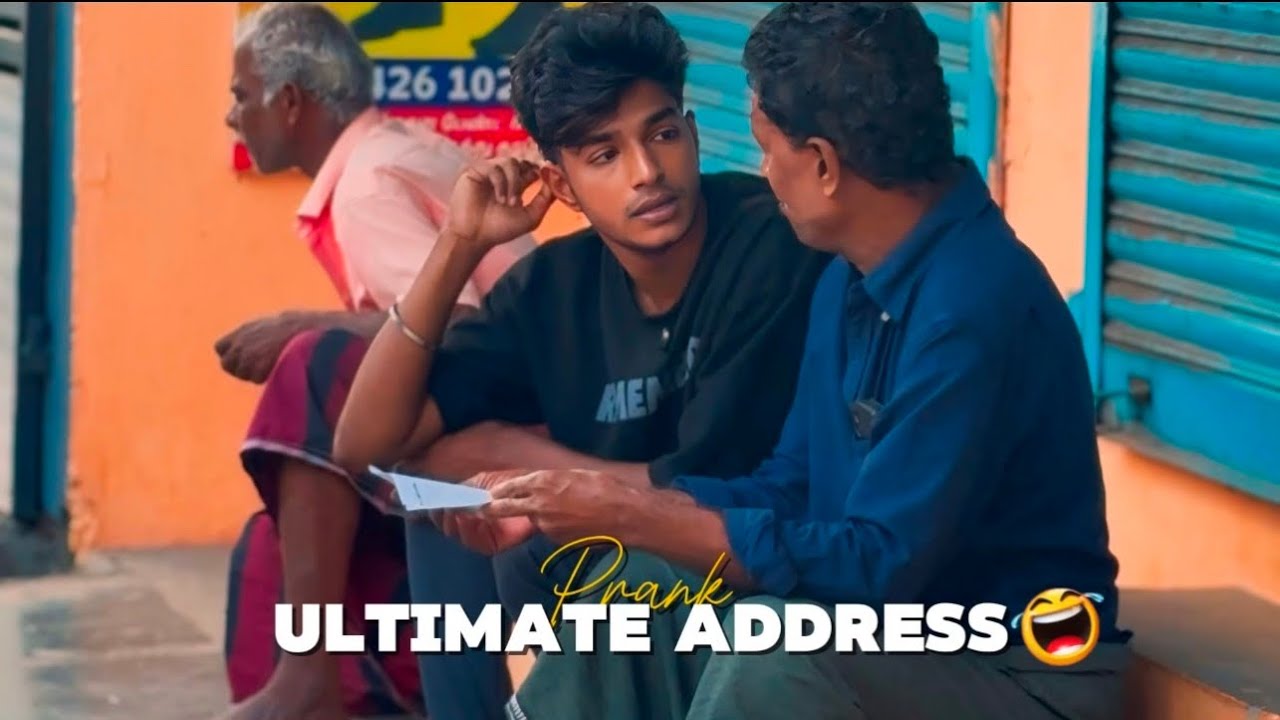 இது என்னடா அட்ரஸ் 😲 ஒண்ணுமே புரியல 🤣 #pranks #prankvideo #prank