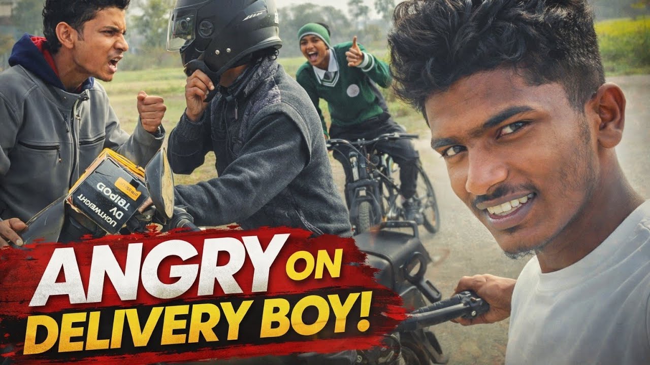 Vlog of a delivery boy at delivery 🚚😊!
