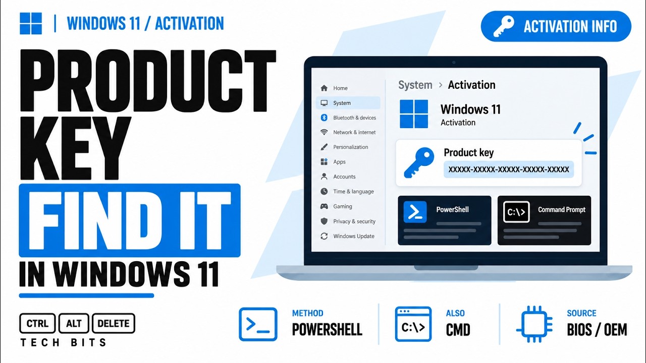 How to Find a Product Key in Windows 11