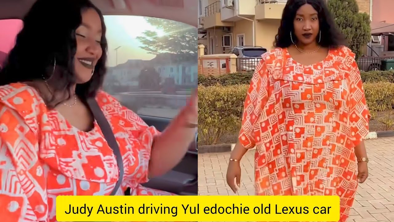 Judy Austin driving Queen May's old Lexus Car she gave to Yul Edochie, as Yinka lies that's new car
