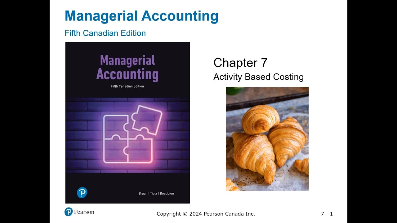 Braun, Tietz, Beaubien, Managerial Accounting, Ch 7, Activity-Based Costing