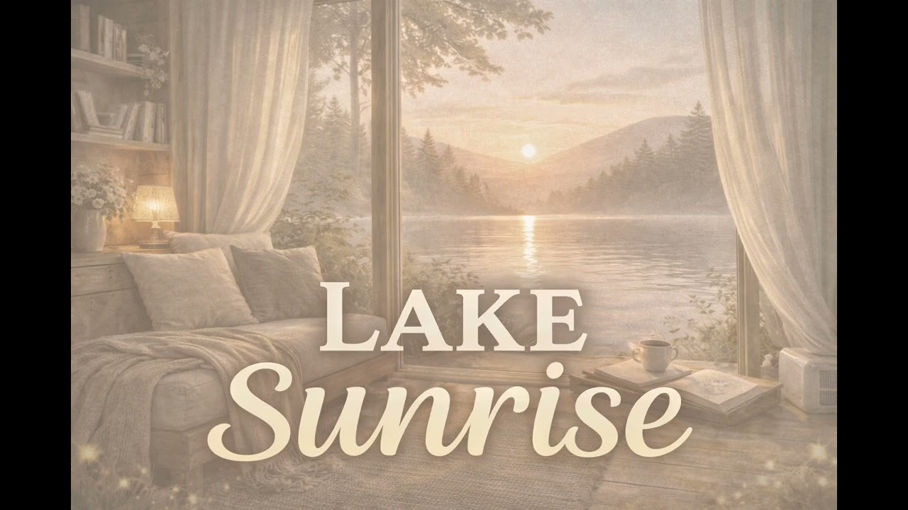 Golden Lake Sunrise | Piano Sleep