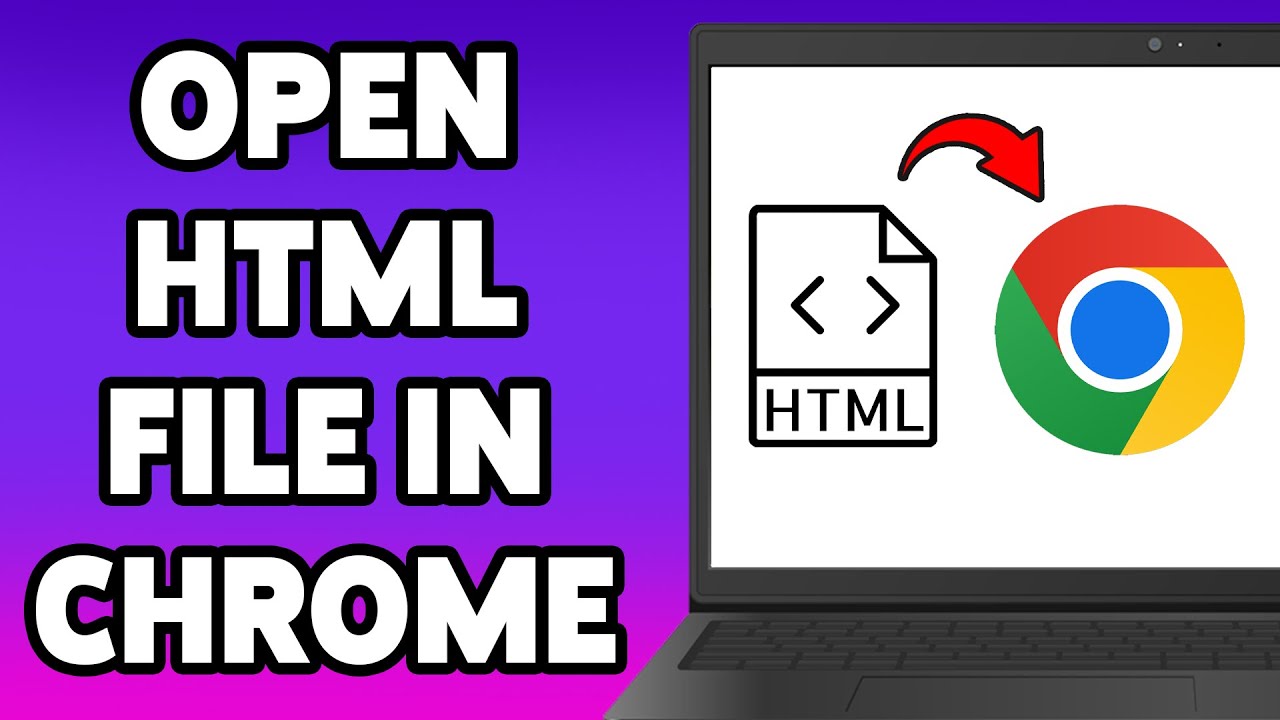 How To Open HTML File In Chrome 2025 | HTML File Open in Chrome Browser