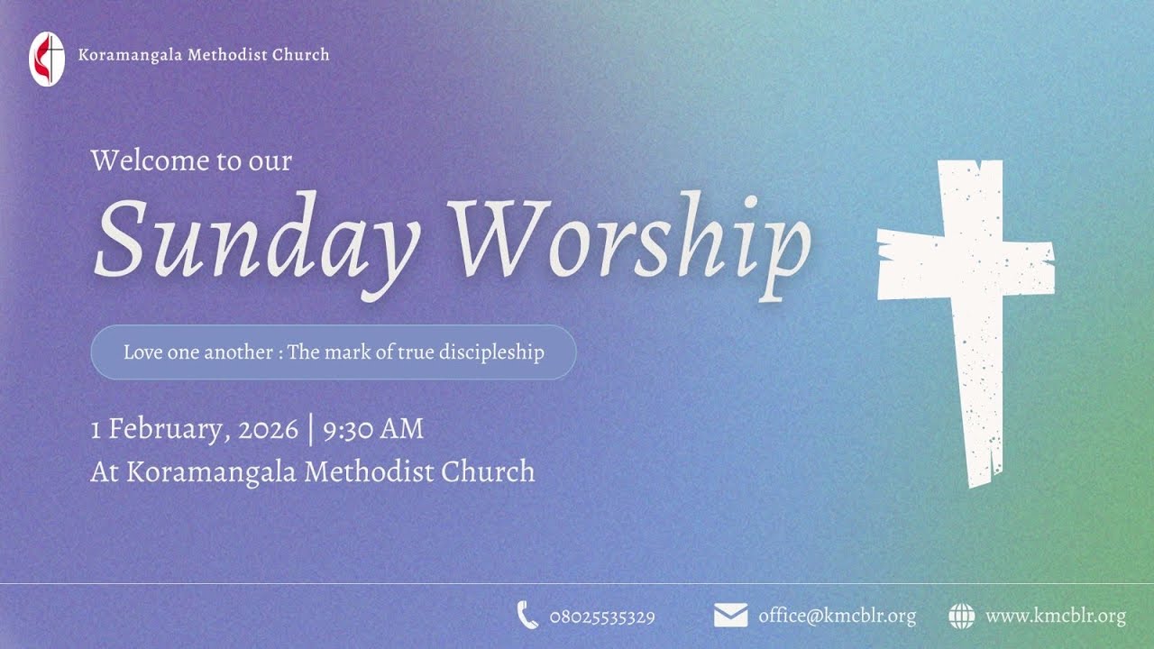 KMC Bangalore | 01 February 2026 | Sunday Worship Service | 9:30AM Live