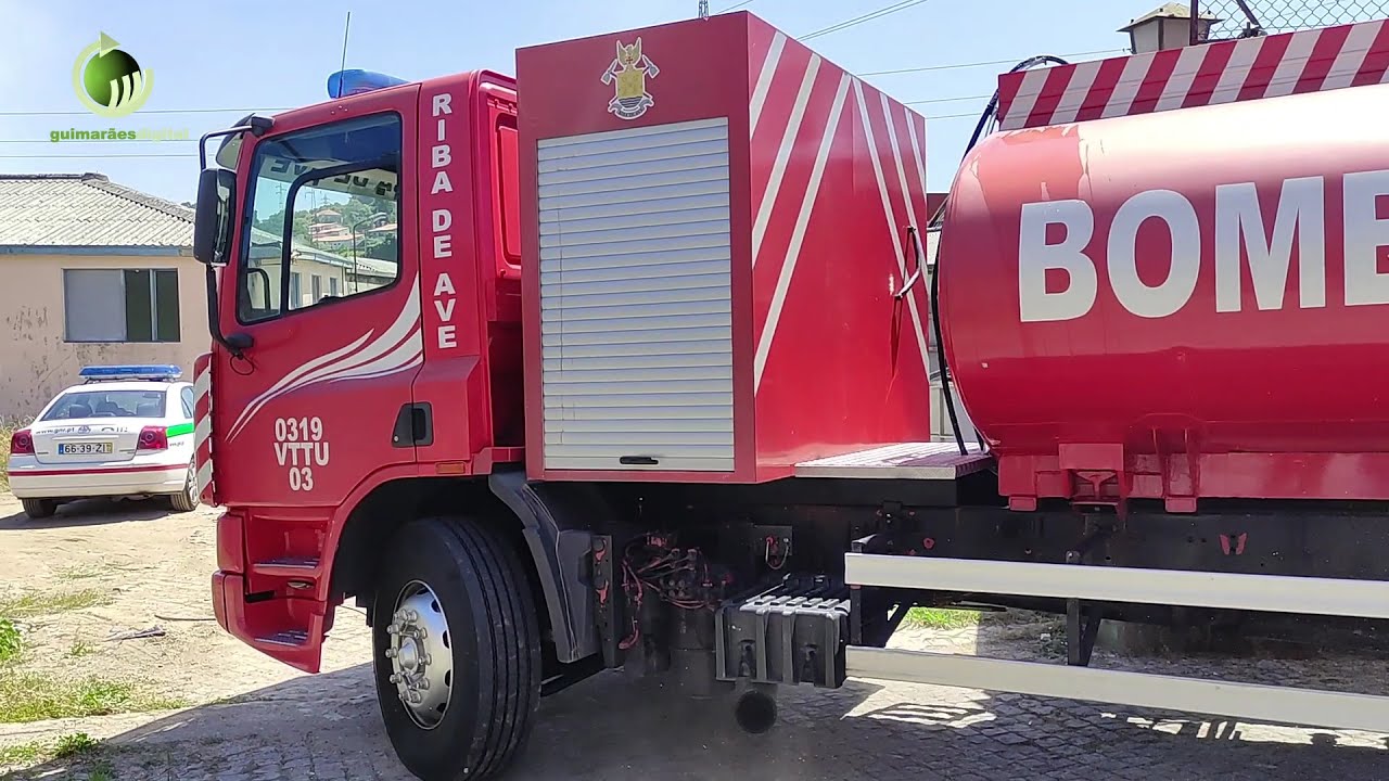 Bombeiros de Guimarães combateram incêndio nas instalações da antiga Tarf em Selho São Jorge