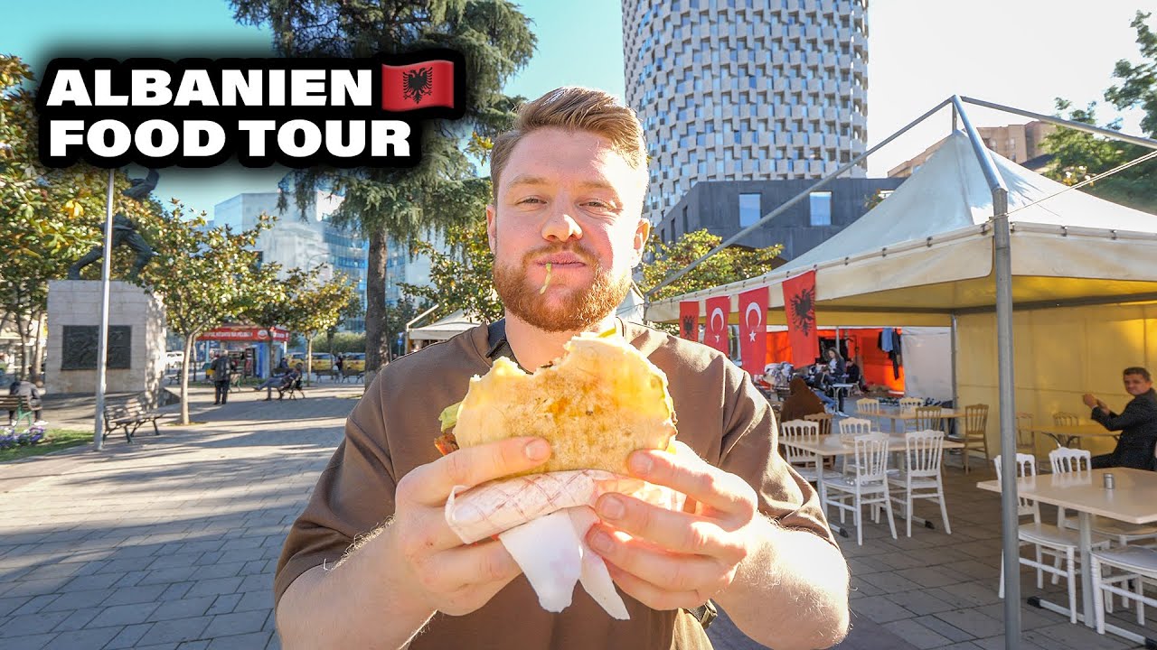 Döner essen in Albanien 🇦🇱 Food Tour durch Tirana