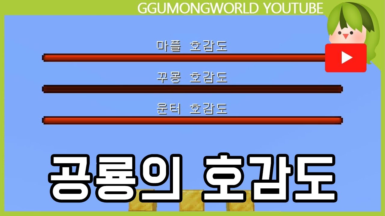 공룡의 호감도 [Minecraft]