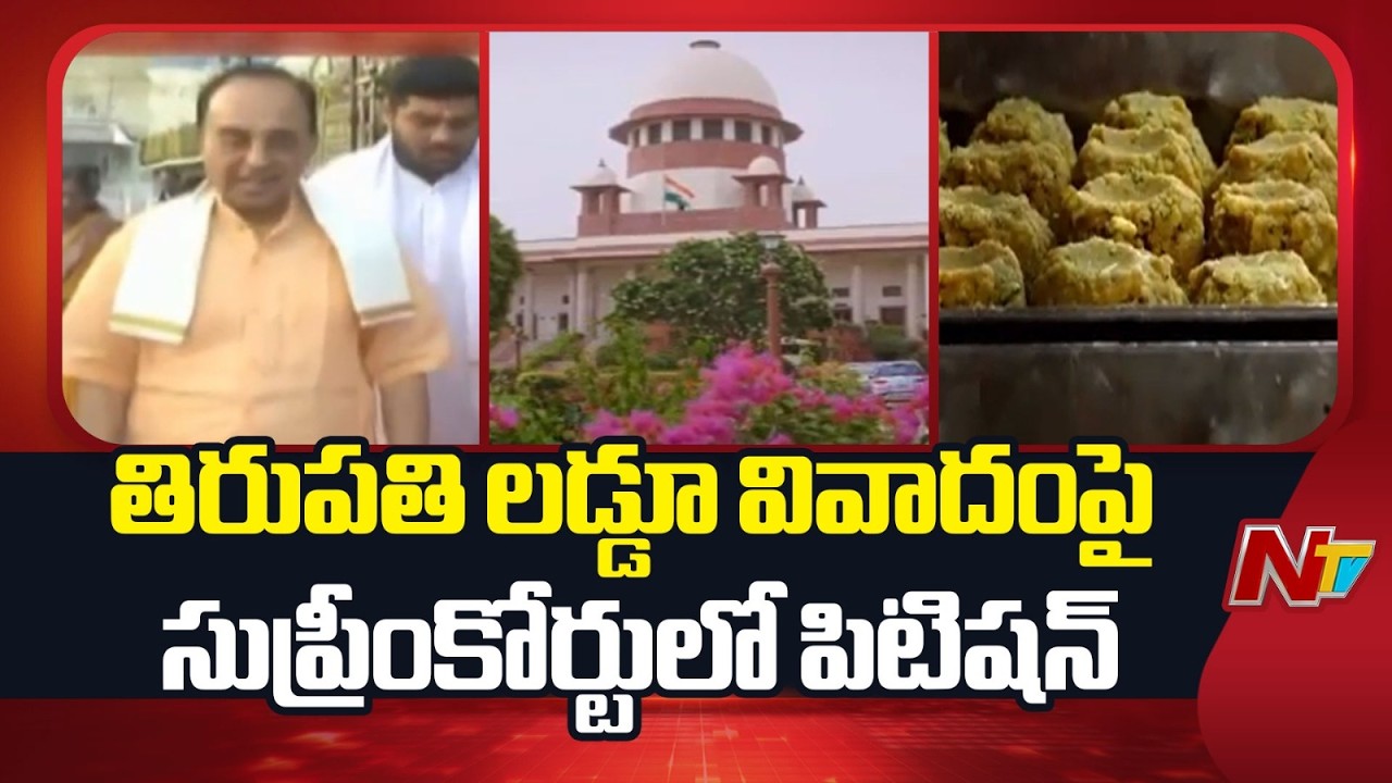 తిరుపతి లడ్డూ వివాదంపై సుప్రీంకోర్టులో పిటిషన్ | TTD Laddu Issue | NTV Telugu