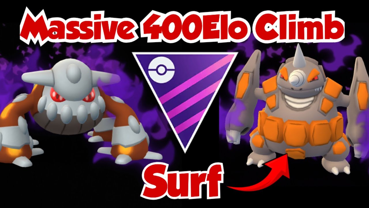 +400 ELO THE ULTIMATE COREBREAKER + SUPRISE TECH Rhyperior Master League FT Shadow  & Heatran