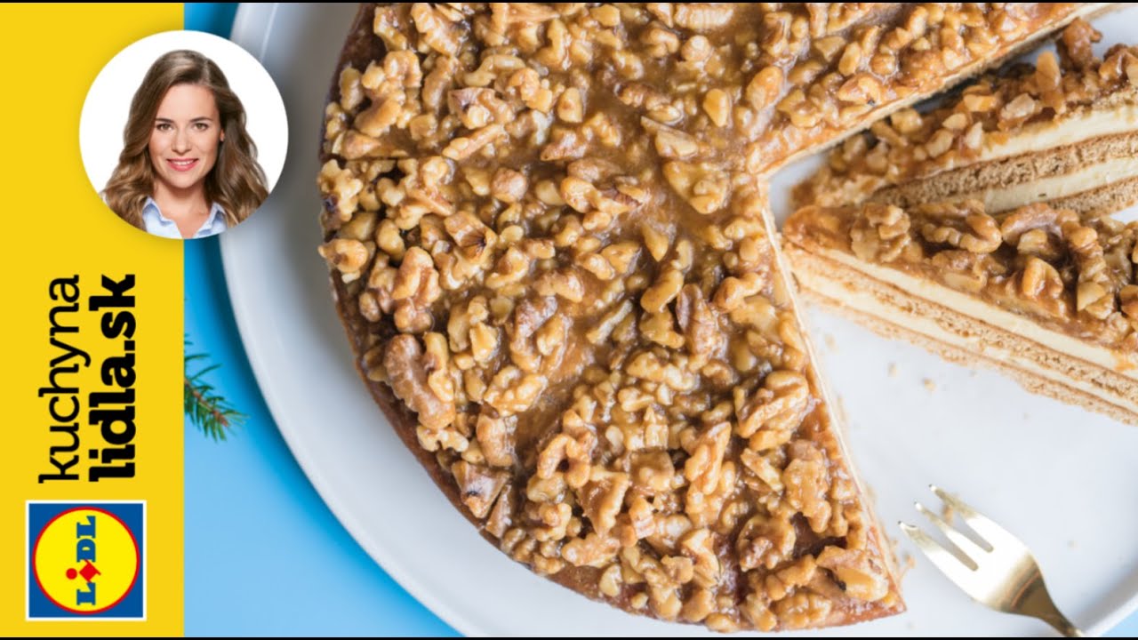 Medové rezy s orechovou grilážou 🥜🍯| Veronika Bušová | Kuchyňa Lidla