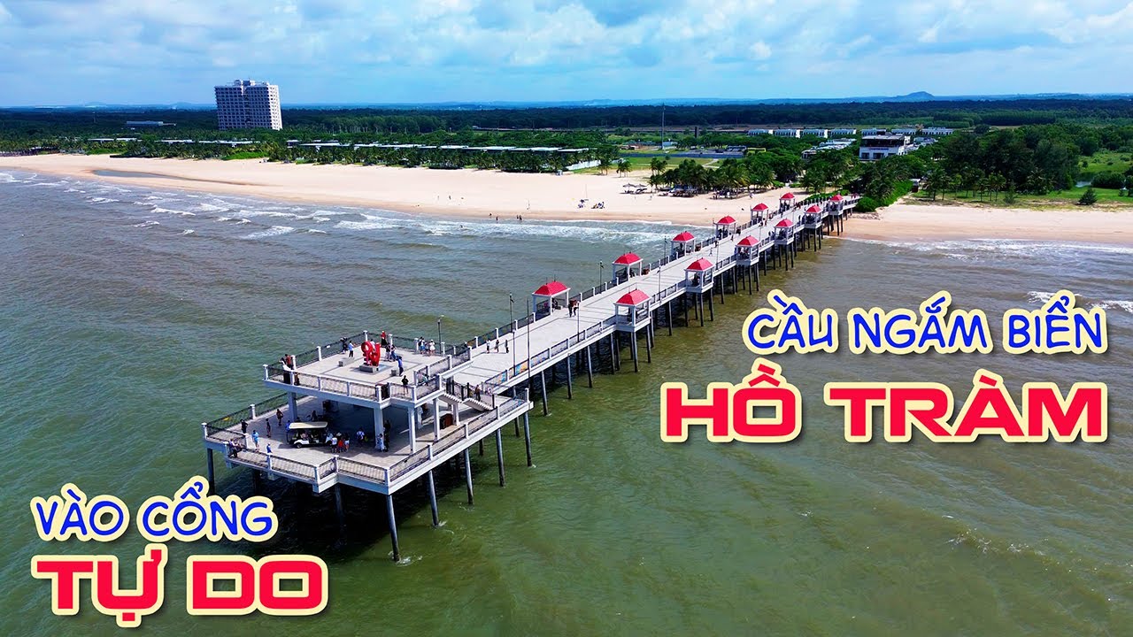 HỒ TRÀM - Cầu ngắm biển đầu tiên và dài nhất châu Á tại Việt Nam - Hamptons Plaza vào cổng miễn phí