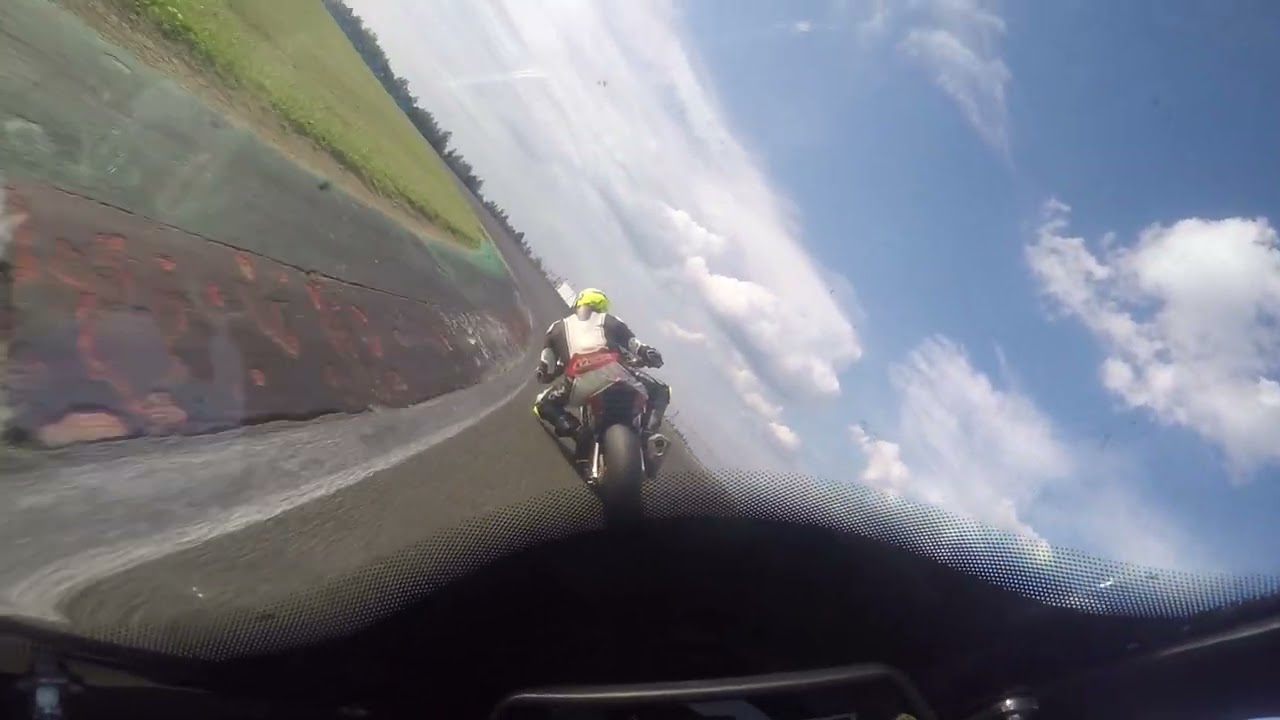 Nürburgring GP Strecke, 2.09.7 ,Tuono V4 followed by Phillip Becker R1 RN49 11.09.2023 Motorrad