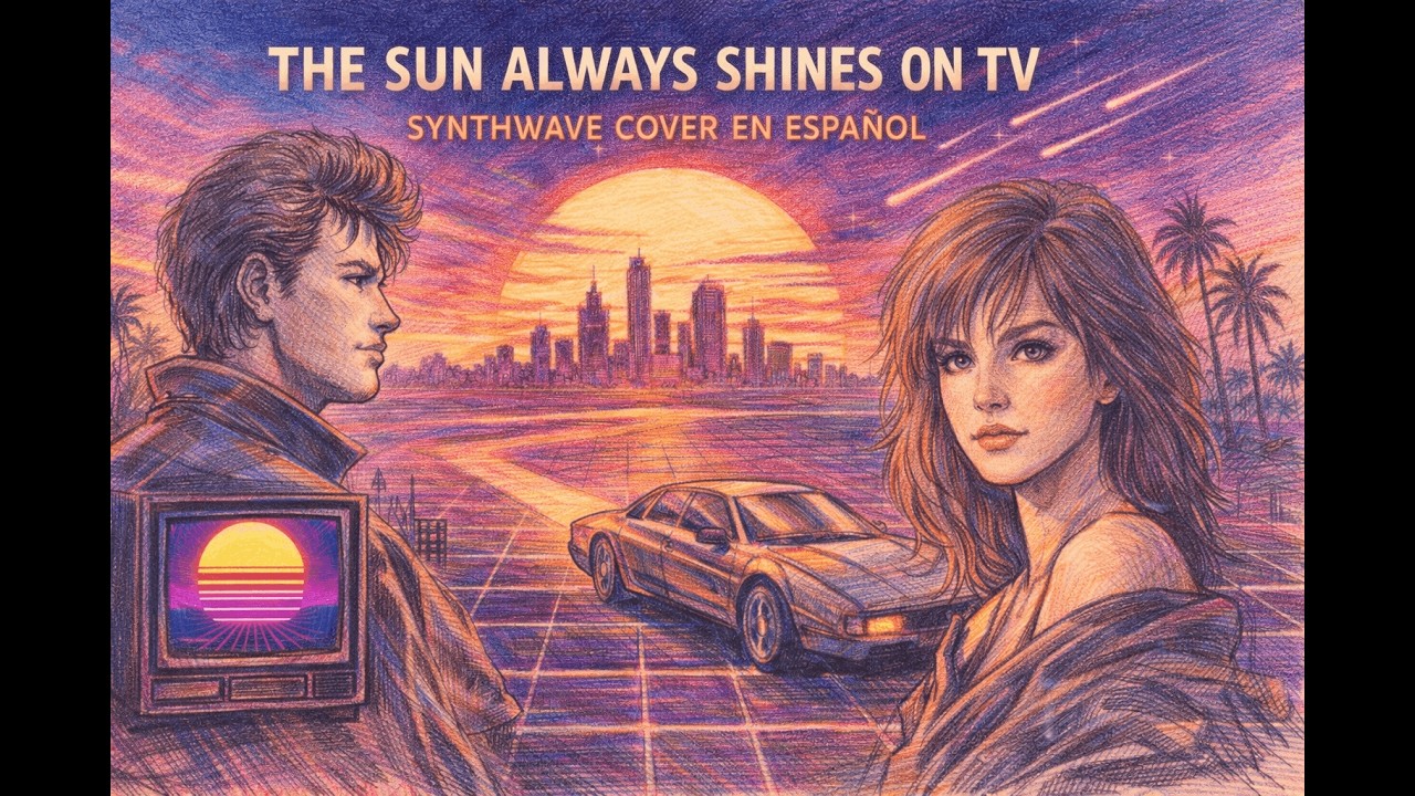 THE SUN ALWAYS SHINES ON TV | COVER EN ESPANOL SYNTHWAVE