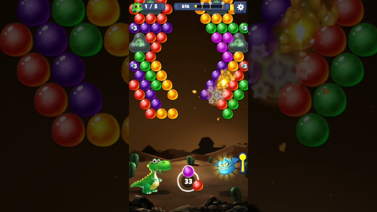 Primitive Bubble Shooter Level 3525 || Primitive Bubble Shooter Gameplay