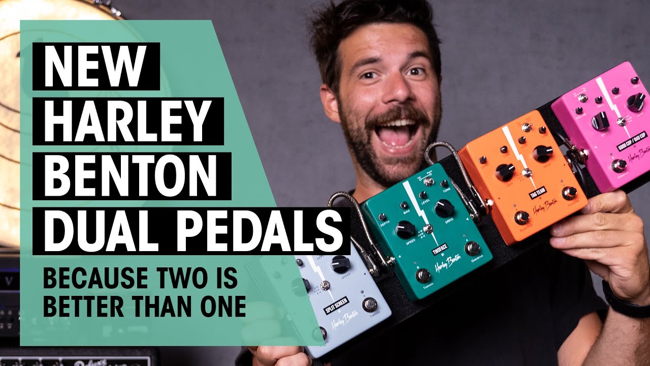 NEW Harley Benton Dual Pedals! | Good Cop Bad Cop, Tag Team, Two Face, Split Screen | Thomann