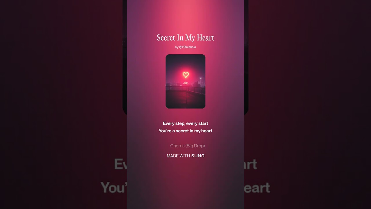 Secret In My Heart #EDM #HouseMusic #DanceVibes #NewMusic #FeelGood