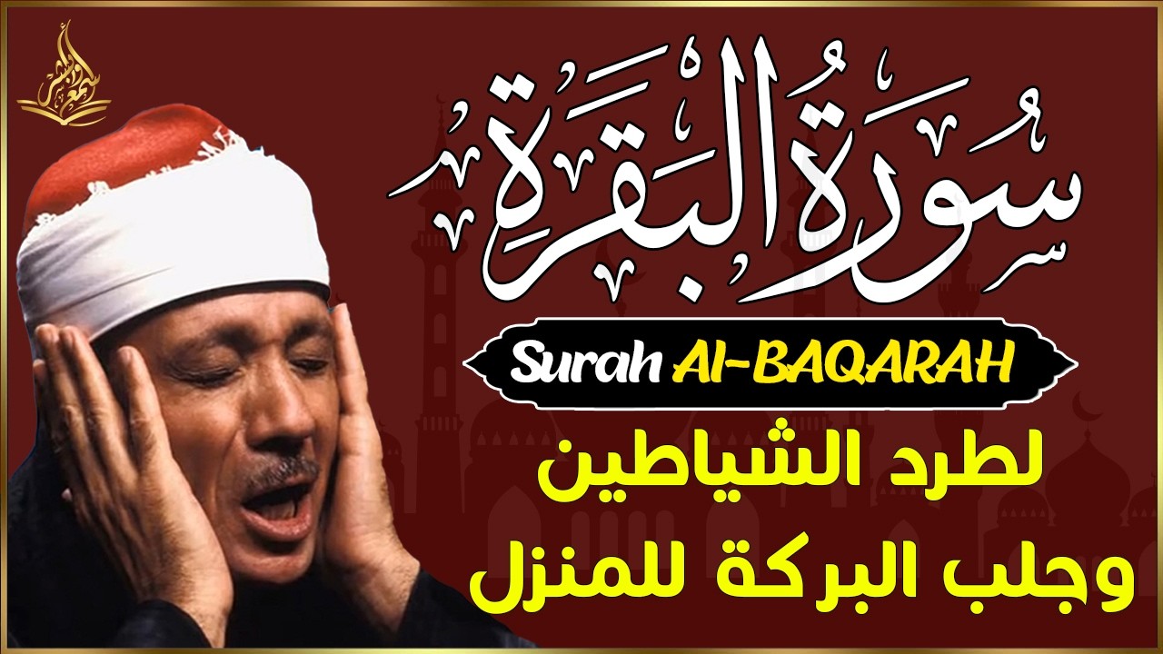 قرأن الصباح 🌹 سورة البقرة كاملة لطرد الشياطين وجلب البركة   للقارئ الشيخ عبدالباسط عبدالصمد