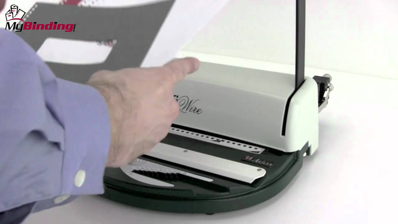 Akiles OffiWire Wire Binding System Demo - 1-800-944-4573