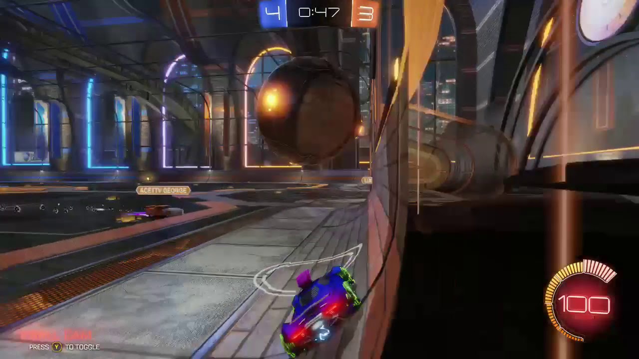 Rocket league sick goal