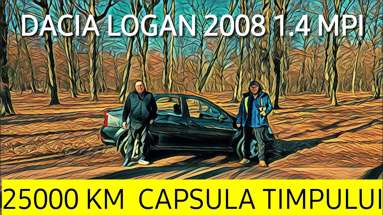 Dacia Logan fabricație 2008 cu doar 25000 km - 1.4 MPI - capsula timpului