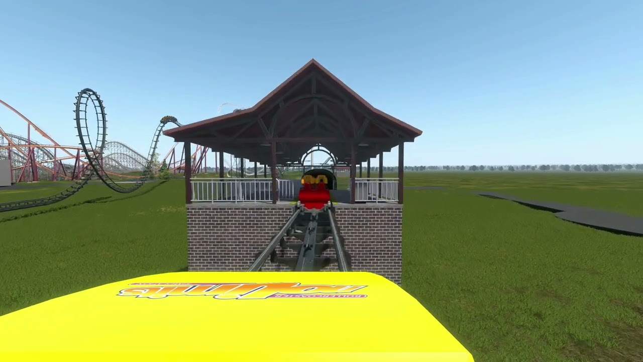 Demon (V.2 Attempt) - Six Flags Great America Recreation - NoLimits 2