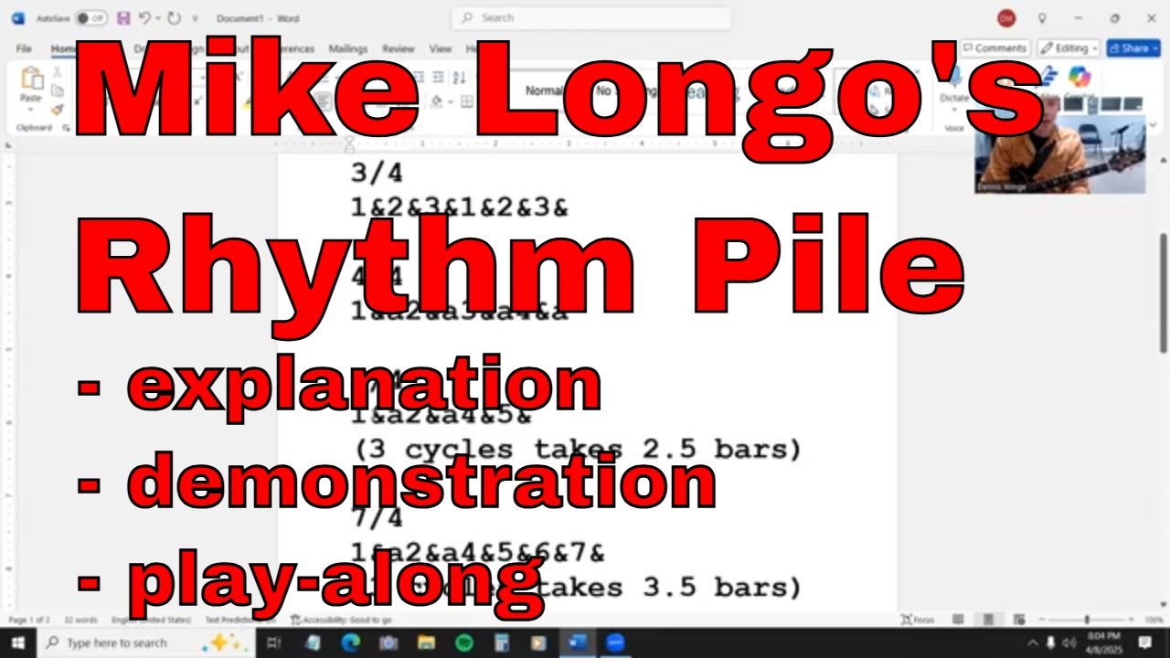 mike longo rhythmic nature of jazz | rhythm pile