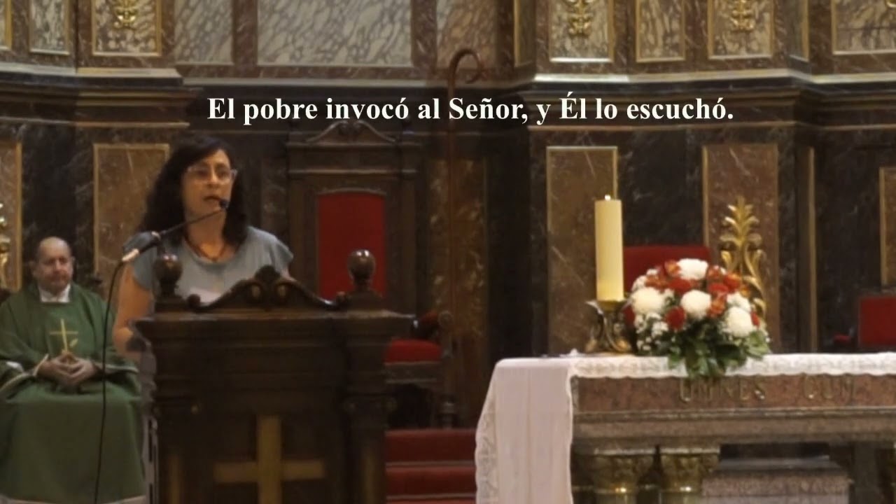 Salmo 33  El pobre invocó al Señor, y Él lo escuchó. - Vero Riarte - MMC - JMRAY