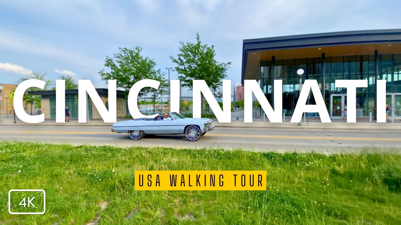 Downtown Cincinnati Walking Tour in 4K! (Ohio, USA) 🇺🇸