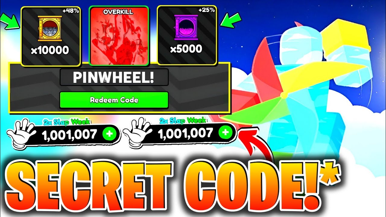 [Pinwheel CODE!] SLAP BATTLES ROBLOX CODES JULY 2026 - SLAP BATTLES CODES