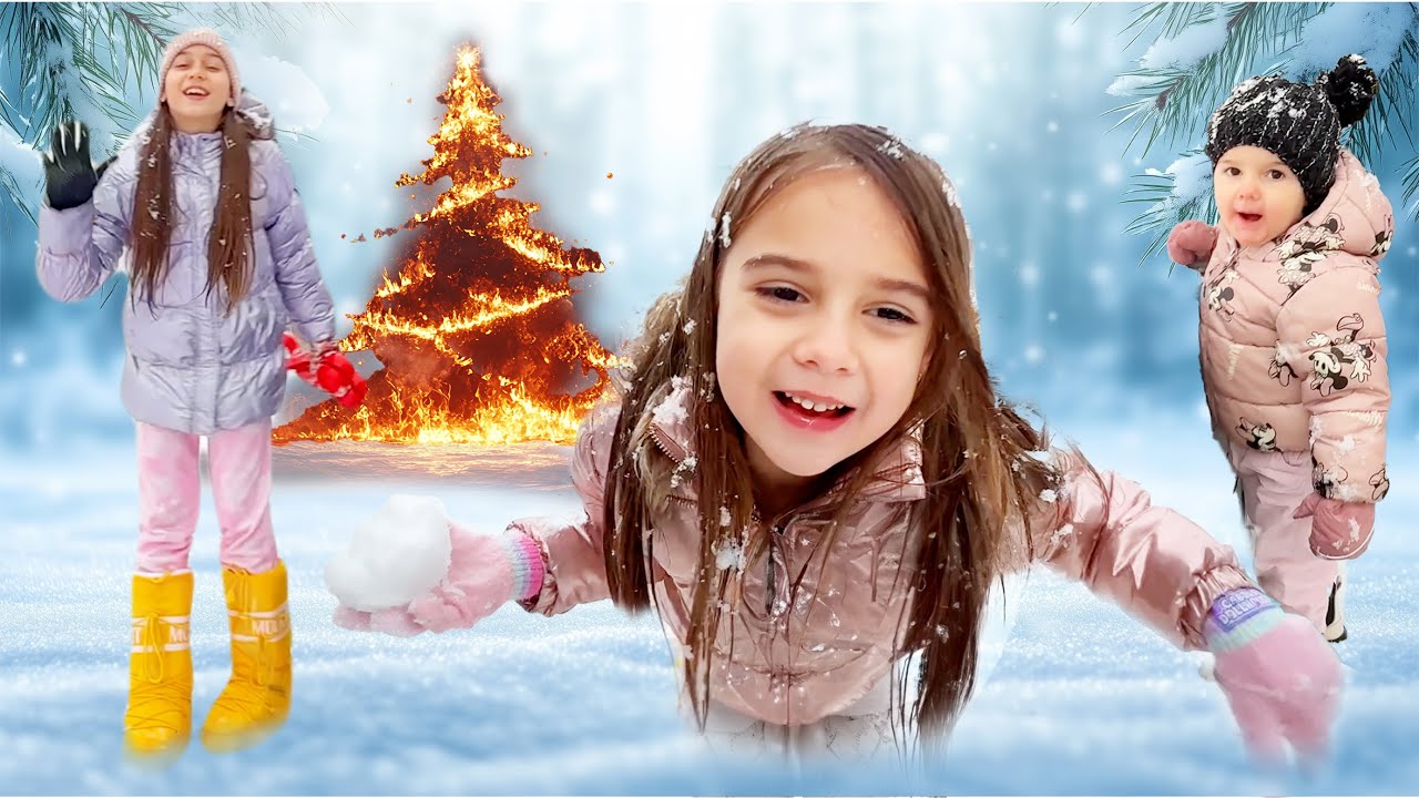 😱 PERICOL 🚨  Sunăm la 112 POMPIERII 🧑‍🚒 Bradul a LUAT FOC în CENTRUL ORADEI 🎄 ZĂPADĂ MARE ACASĂ ❄️