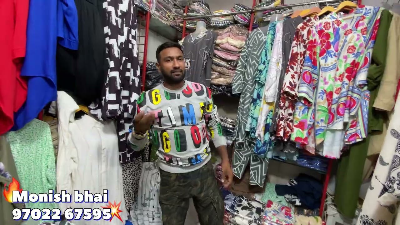 Mumbai Ghas Bazar Wholesale Market | Western Top,1 Piece,Cod Set | Ghas Bazar | Siddiqui Usman