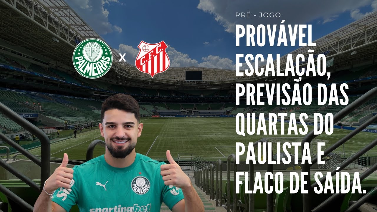 PRÉ JOGO PALMEIRAS X CAPIVARIANO - FLACO LOPEZ DE SAÍDA NO MEIO DO ANO!?? PREVISÃO DAS QUARTAS !!!