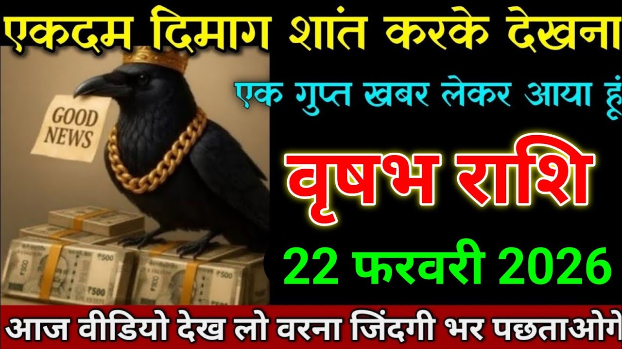 वृषभ राशि 04 फरवरी 2026 एकदम दिमाग शांत करके वीडियो देखना। Vrishabh Rashi 