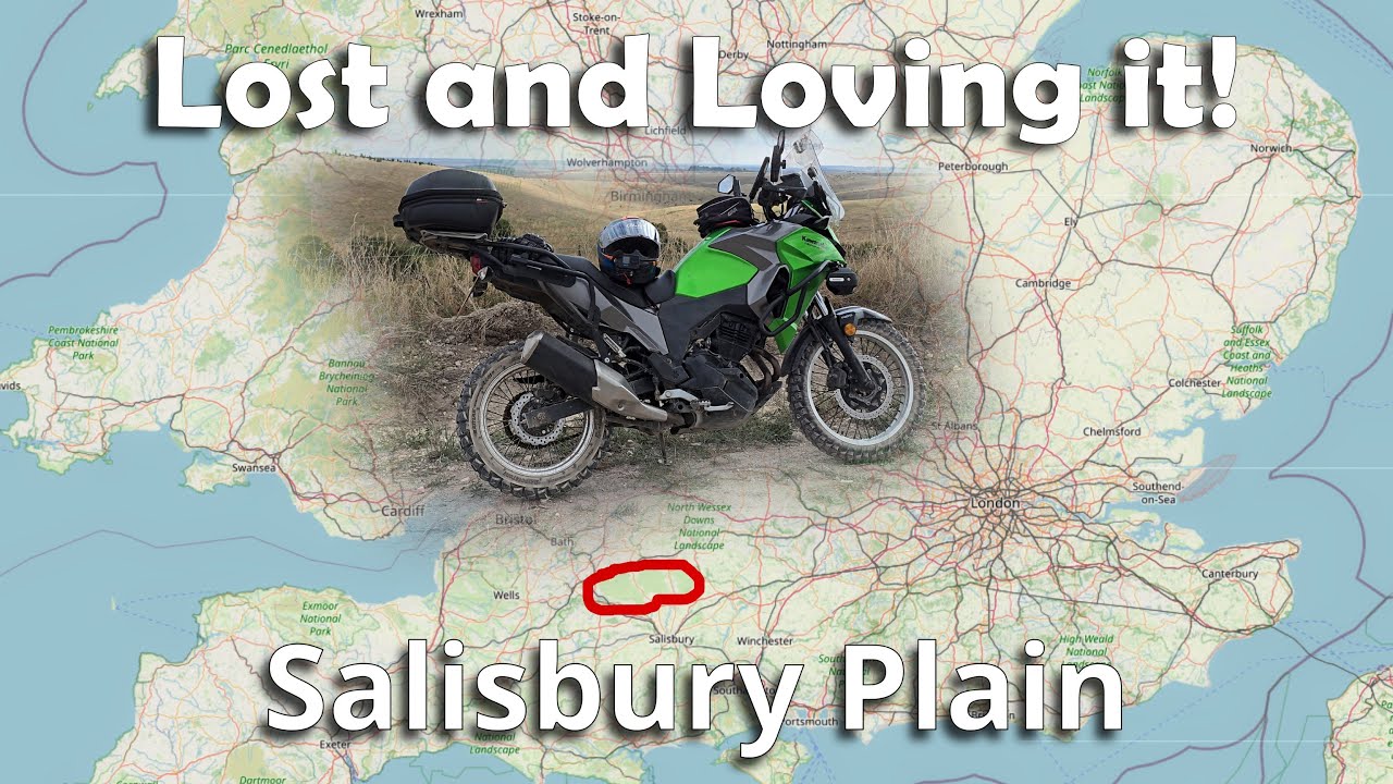 Lost and Loving It - Salisbury Plain • Kawasaki Versys-X 300