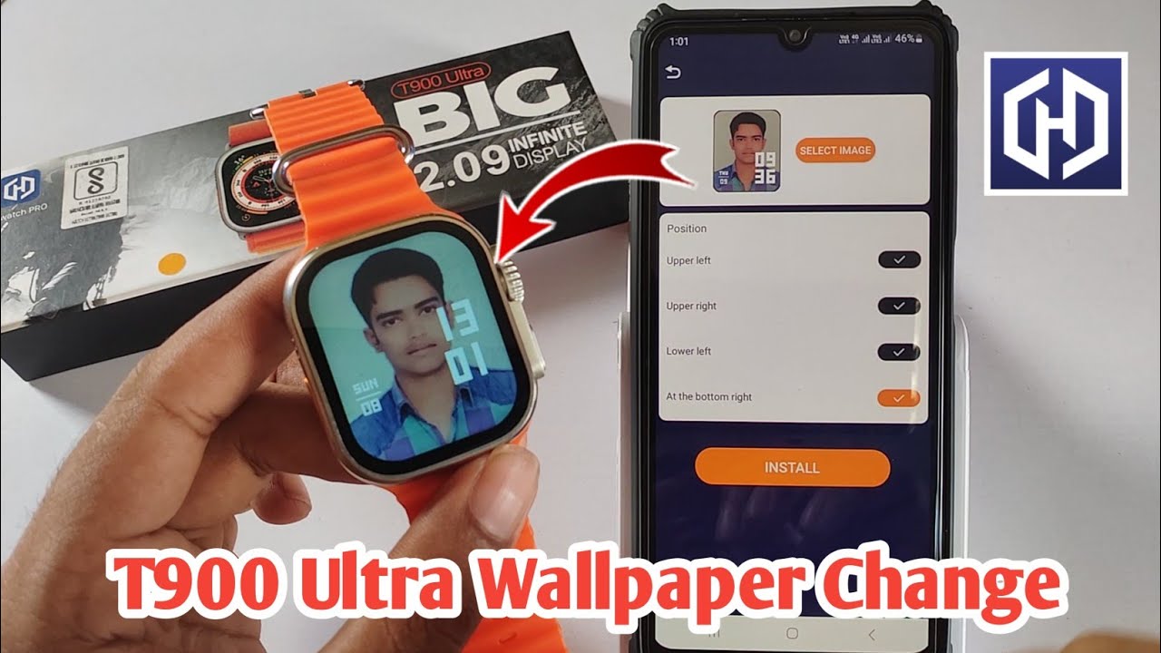 t900 ultra smart watch wallpaper change|t900 ultra smart watch connect to phone