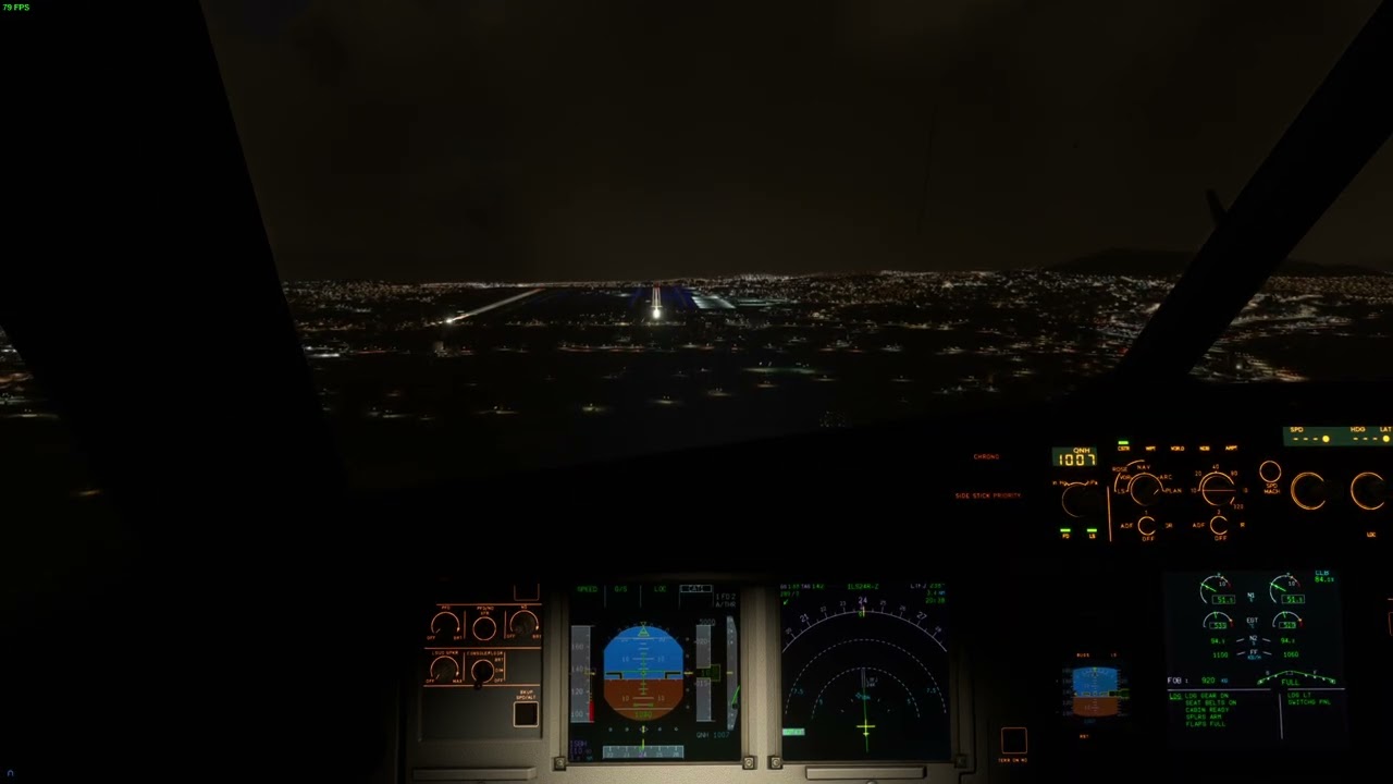 LTFJ Sabiha G&ouml;k&ccedil;en, İstanbul &minus;125fpm A321N Landing