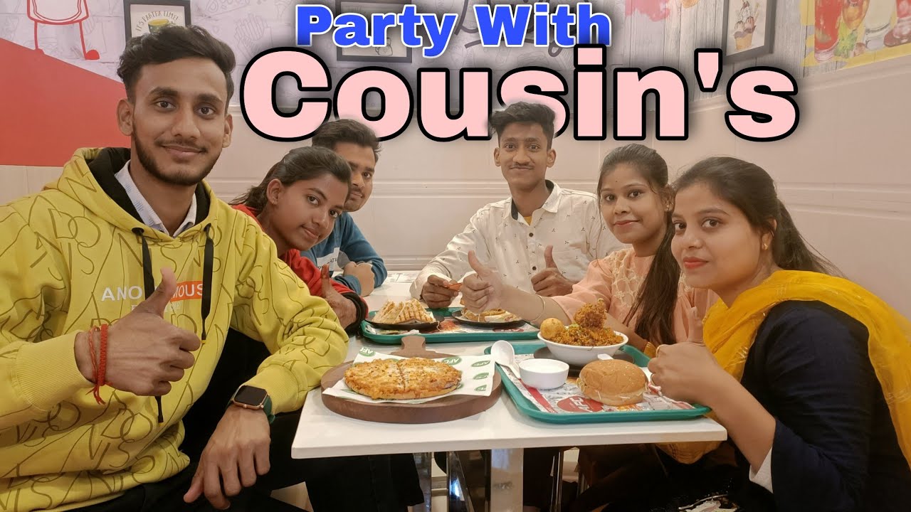 Party With Cousin's | AFC Restaurant #Siwan Vlog | Keshari Vlogtech