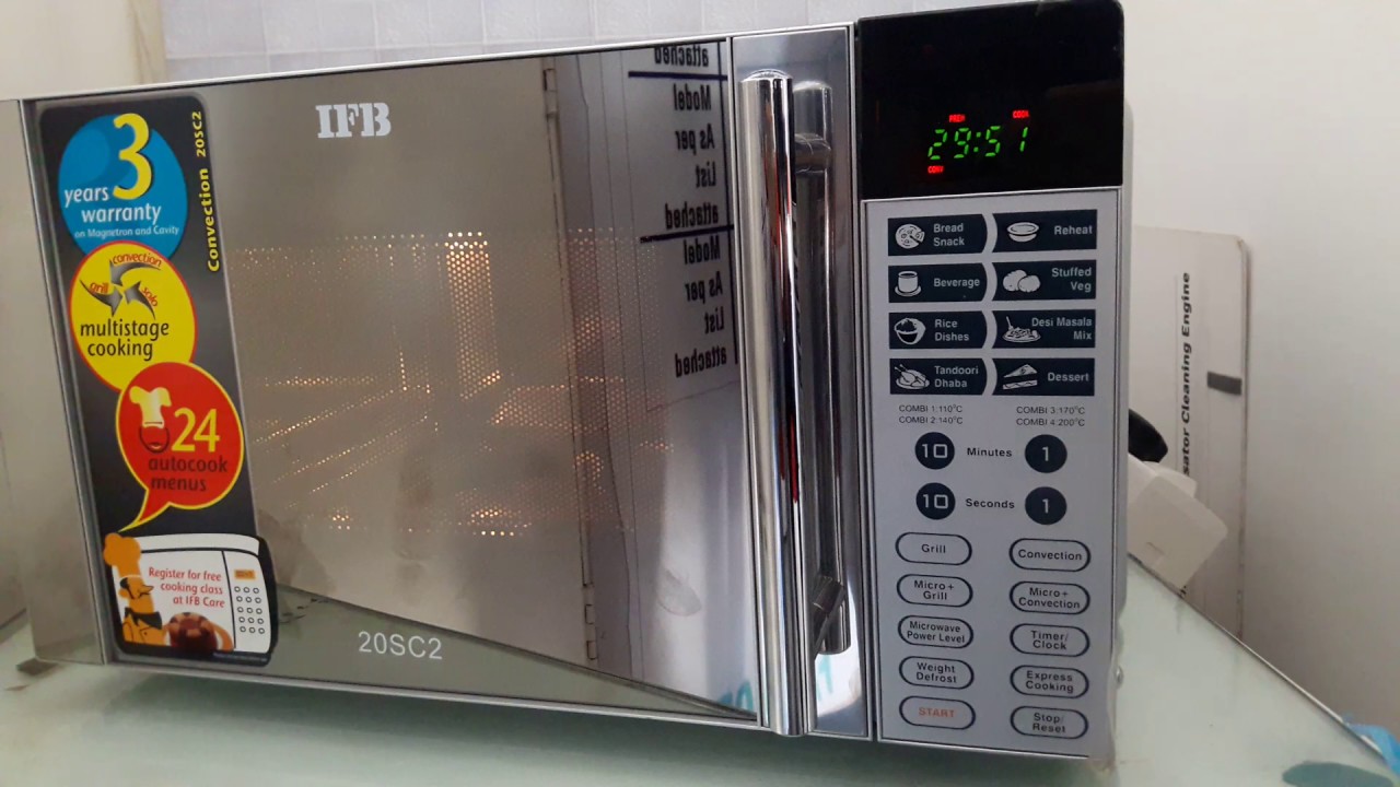 HOW TO USE IFB 20 liter convection microwave oven model 20sc2 full demo  & function