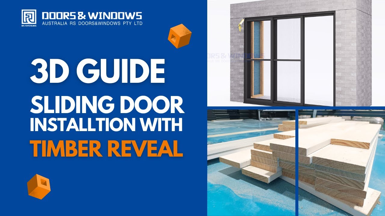 RS 86 Series Sliding Door: Timber Reveal Installation (3D Animation)