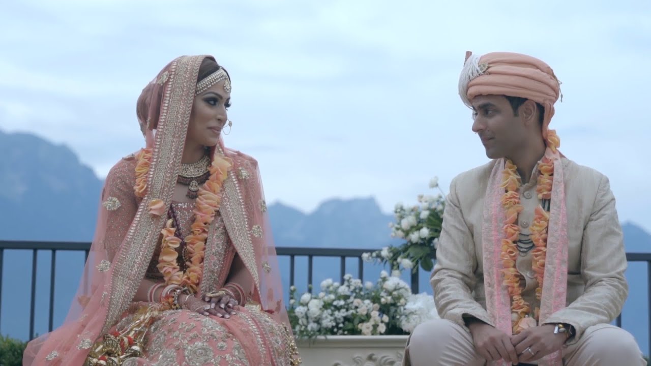 Beautiful Indian Destination Wedding in Montreux, Switzerland